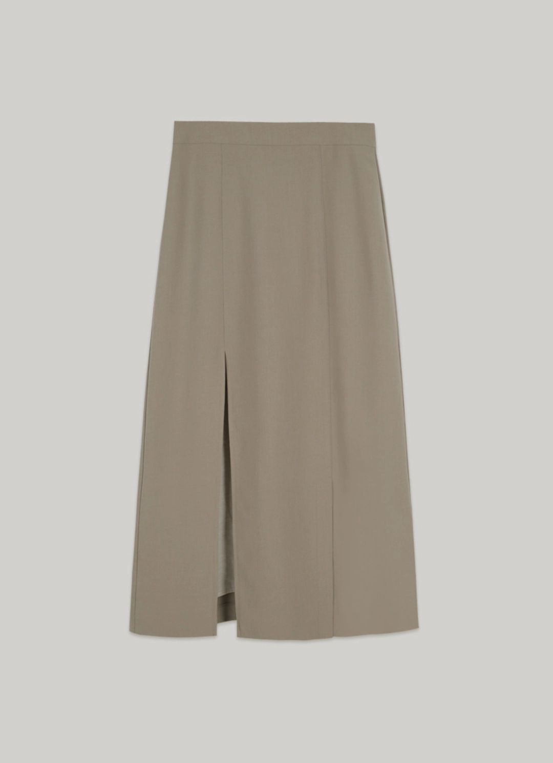 아워코모스 comos 1418 layered slit skirt (Beige) 상품 이미지 3