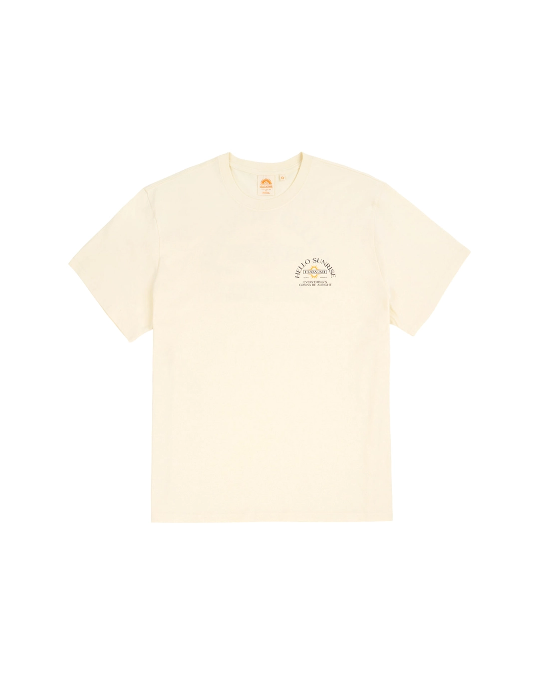 헬로선라이즈 HAWAII Arch Logo Tee_Cream 상품 이미지 1