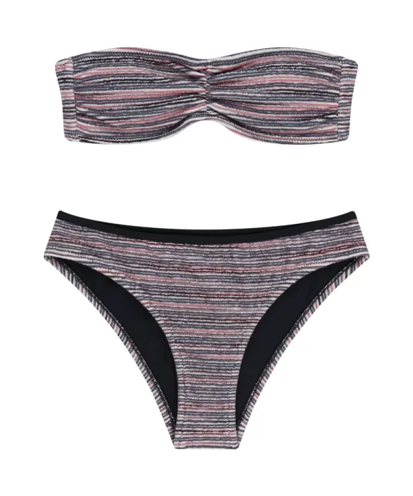COASTAL STRIPE BIKINI MULTI - coyseio