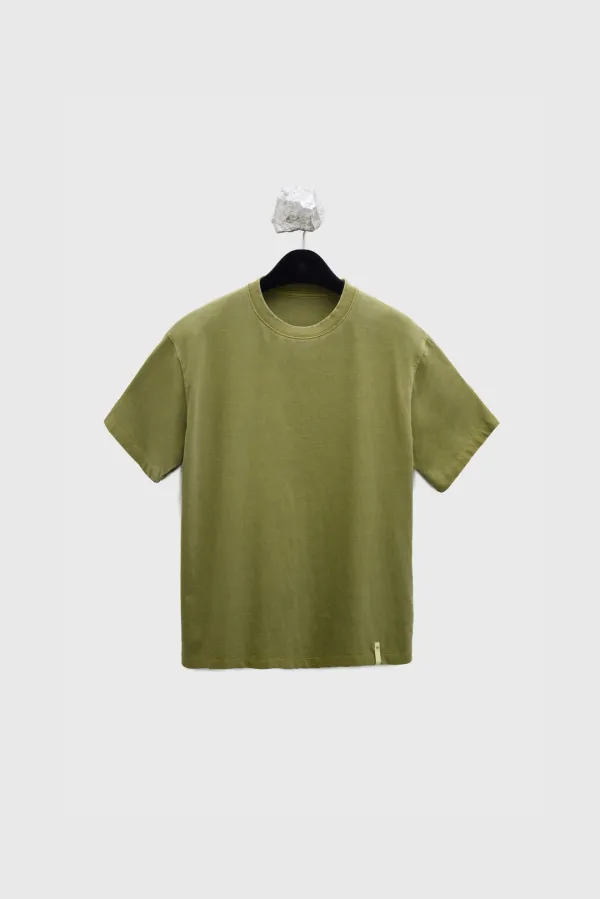 Leather Trim H/S T-shirt