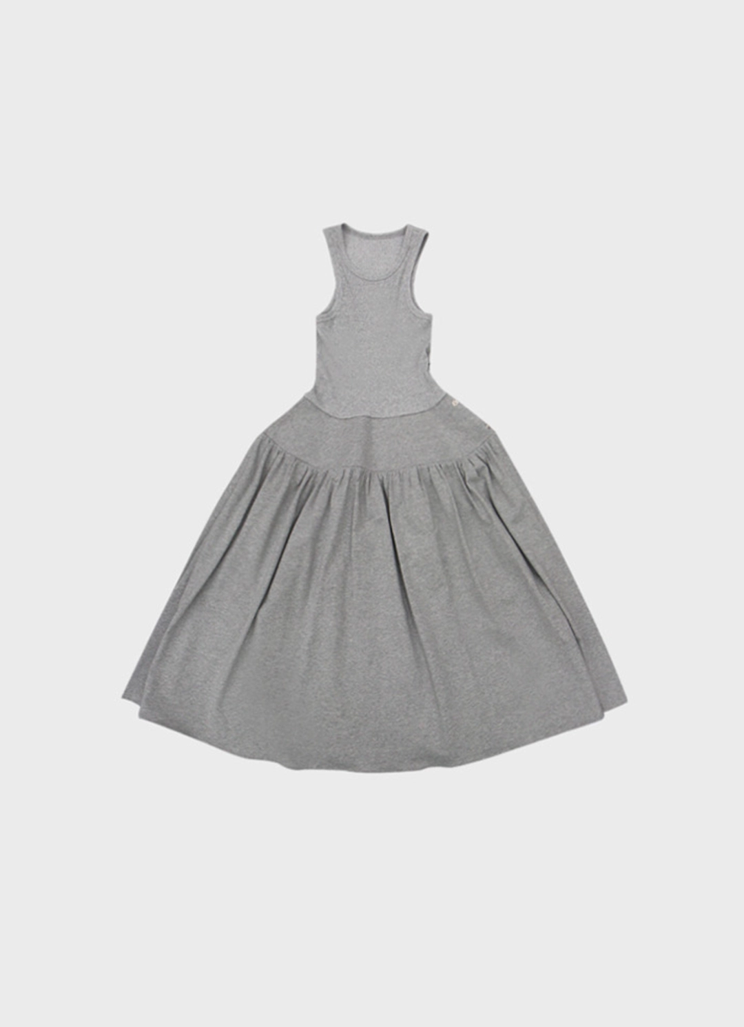 프레클 sleeveless gray midi dress 상품 이미지 3