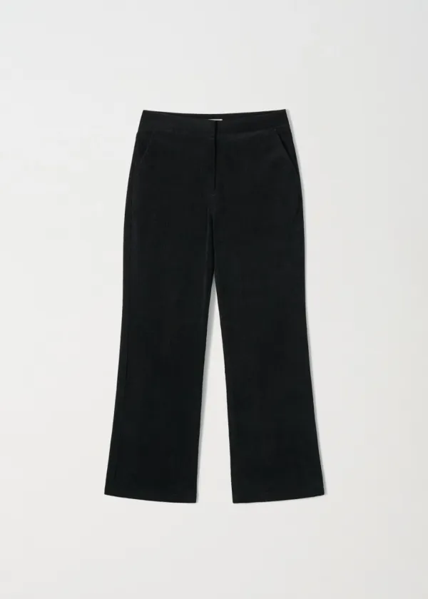 Mode Slim Straight Corduroy Pants_2 Colors
