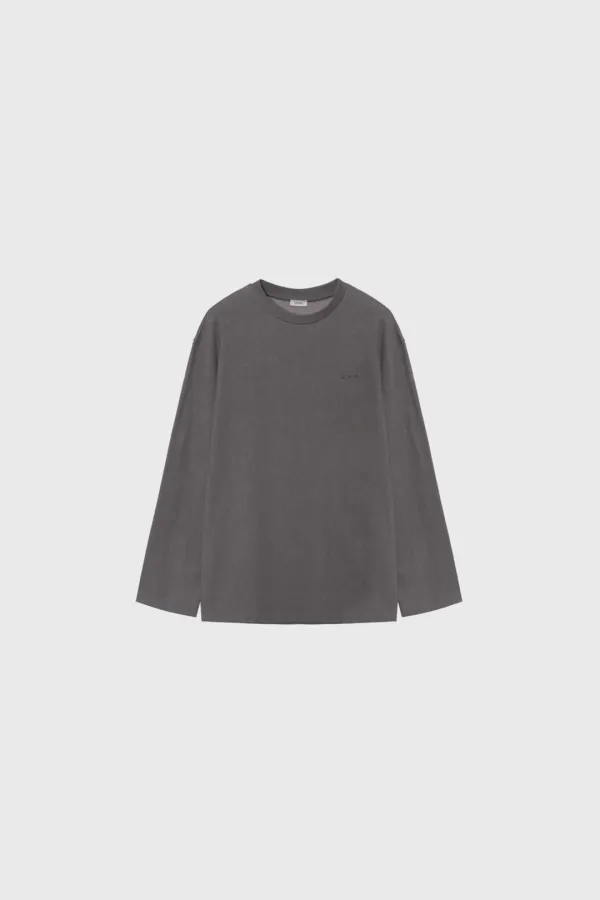 Washed t-shirt (dark gray)