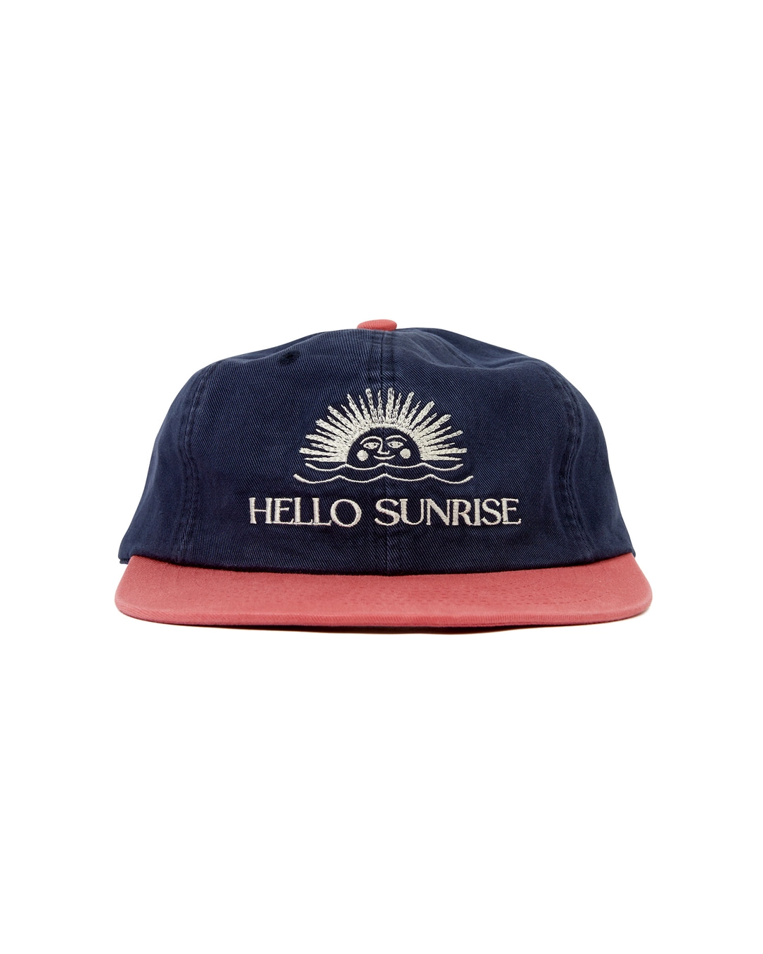 헬로선라이즈 Two Tone Washed OG Logo 6panel Cap_Navy & Red 상품 이미지 2