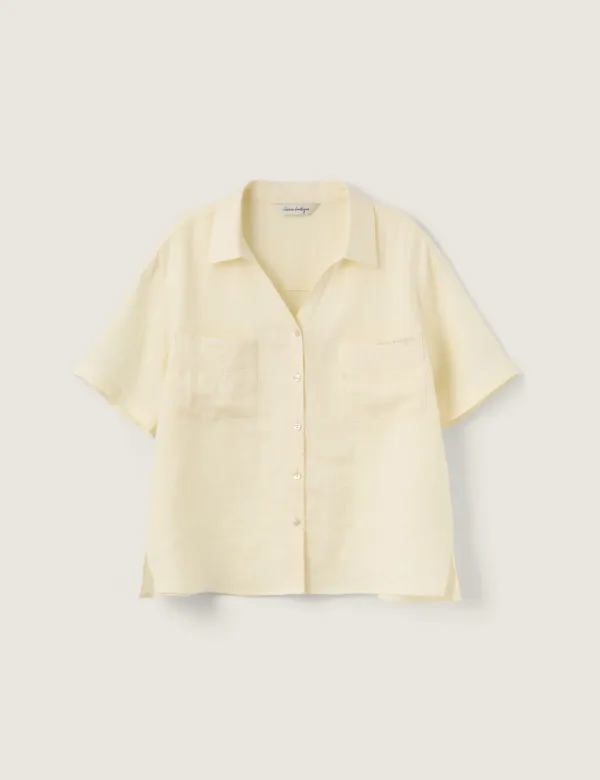 Belle Linen Shirt (Cream)