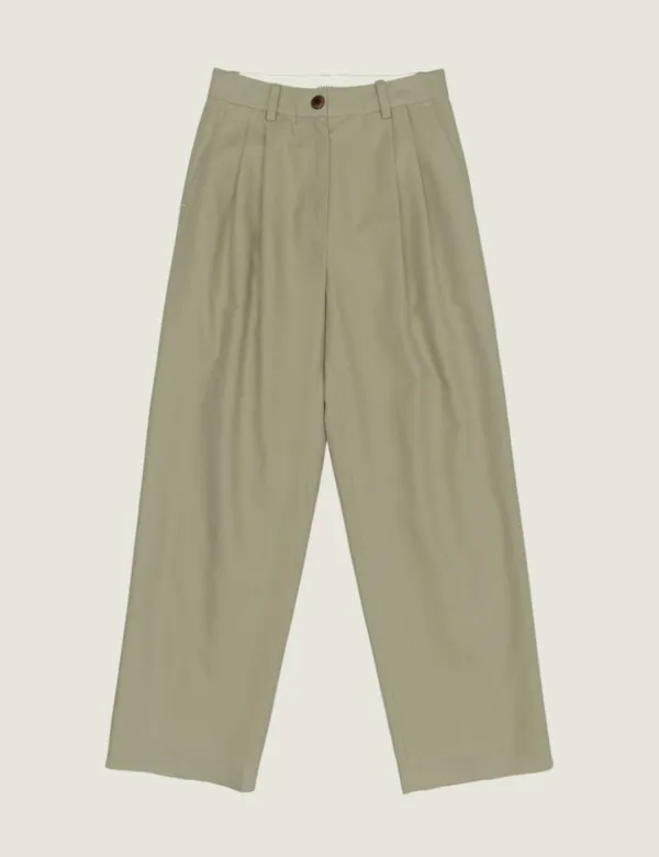 Martin Tuck Pants (Beige)