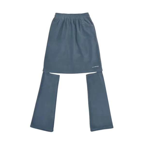24-006 FLEECE SKIRT PANTS (COOL GREY)