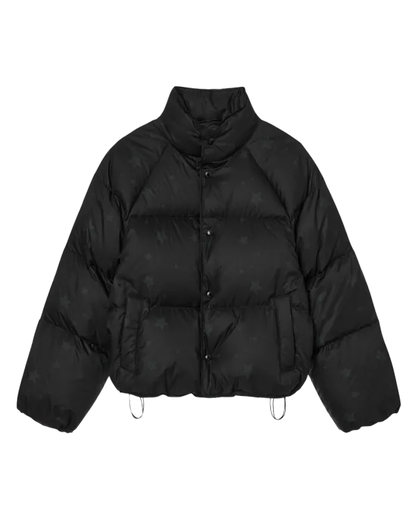 STAR PUFFER DOWN JACKET [BLACK]