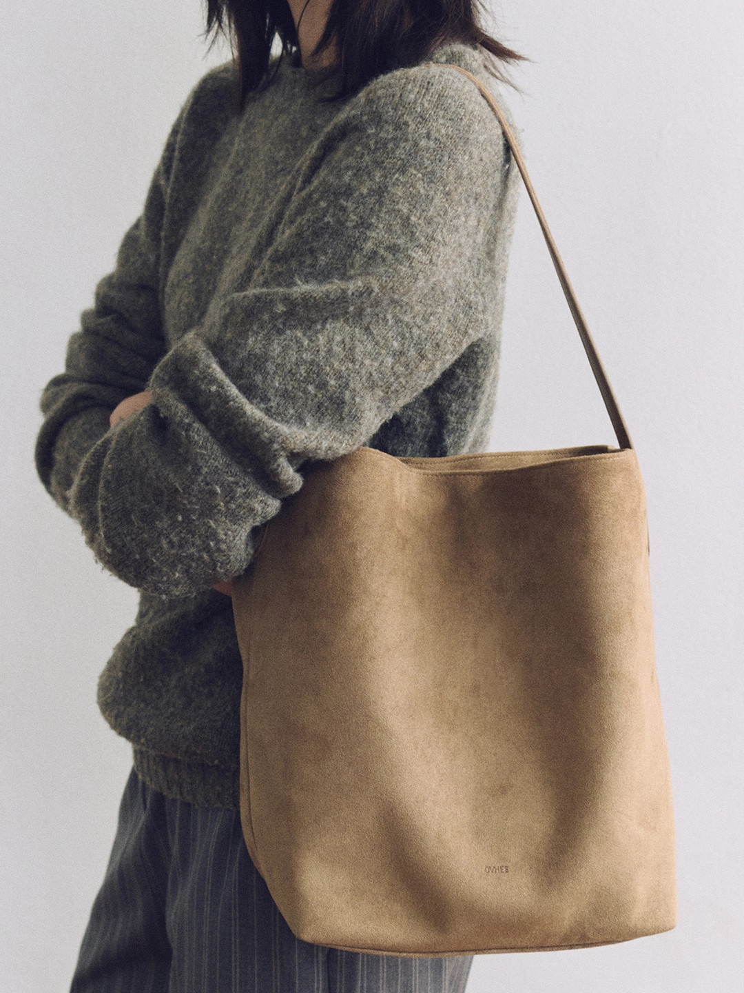오브히 리엘 스웨이드 호보백 Riel Suede Hobo Bag_Mocha 상품 이미지 2