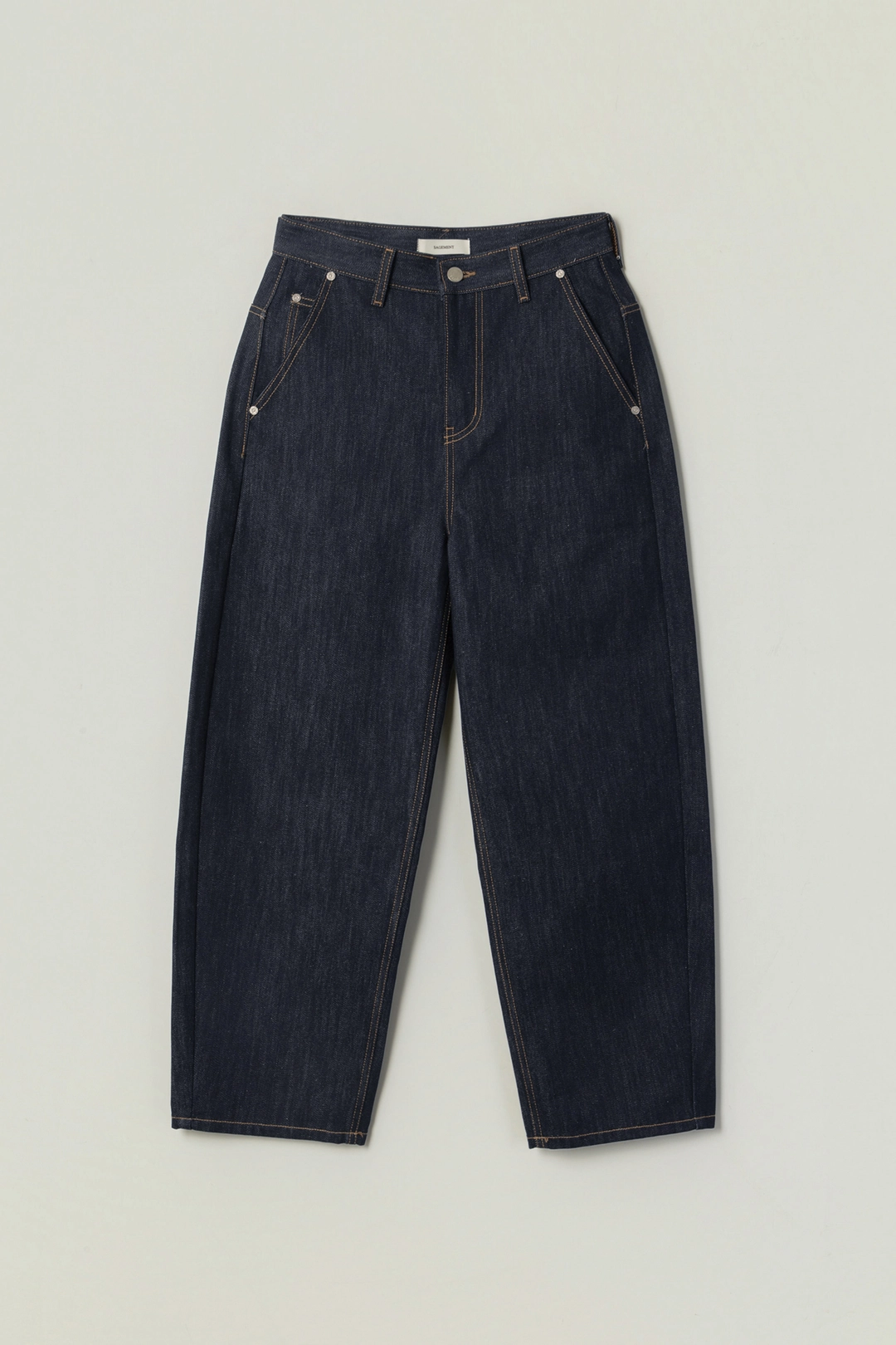 세이지먼트 BONDY NON-FADE CURVE DENIM PANTS_RAW DENIM 상품 이미지 1