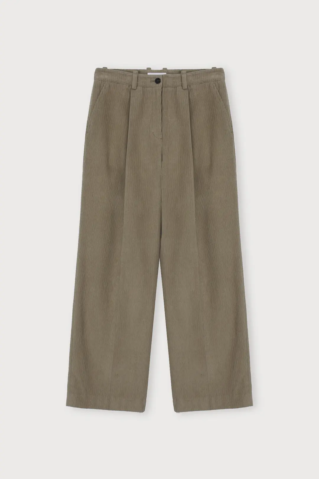 CORDUROY ONE TUCK PANTS