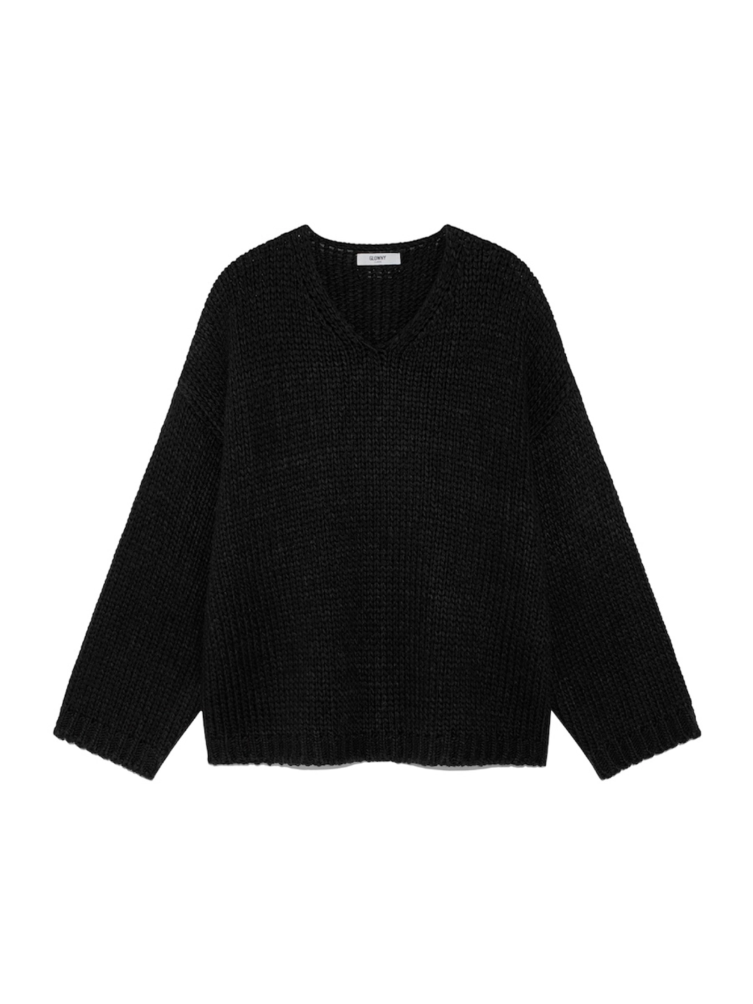 글로니 G COZY OVER KNIT TOP (BLACK) 상품 이미지 1