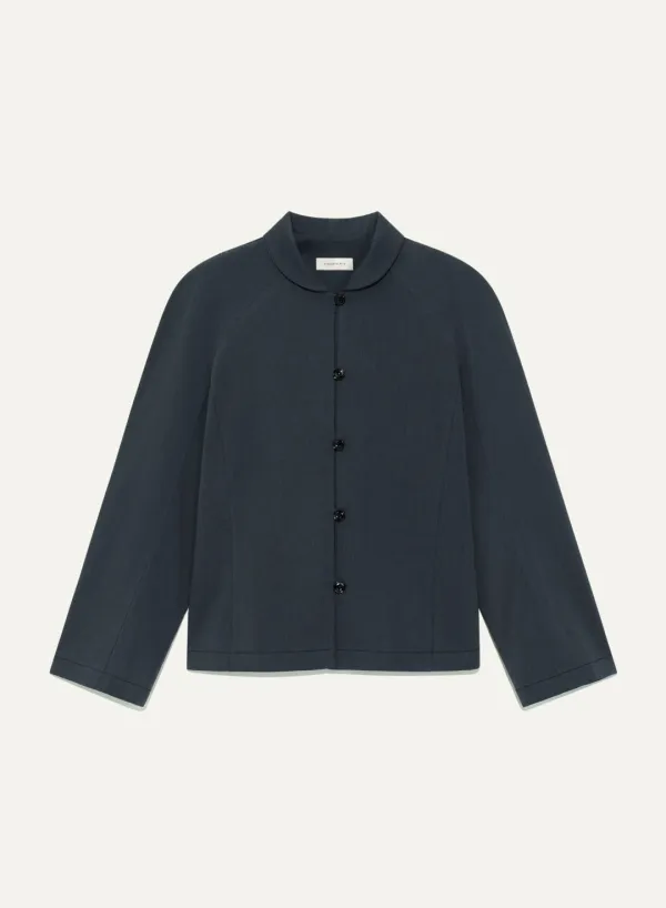 Brielle Linen Top Indigo