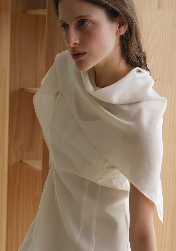 SERENE VISCOSE SCARF_IVORY_OF1A2XMF01IVY