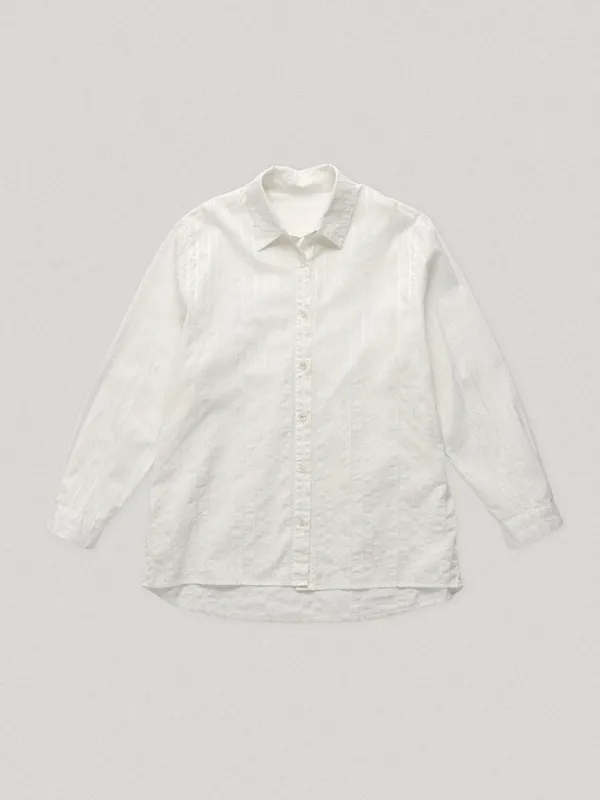 Newry Striped Shirt Ivory (4th)
