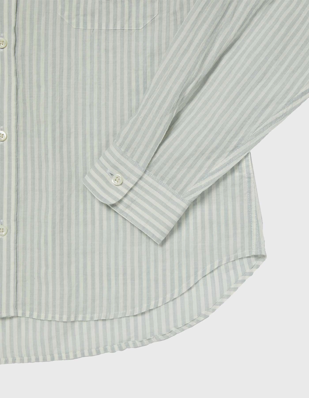 헤리티지플로스 CHILDREN WASHED STRIPE SHIRT / Sky Blue 상품 이미지 3