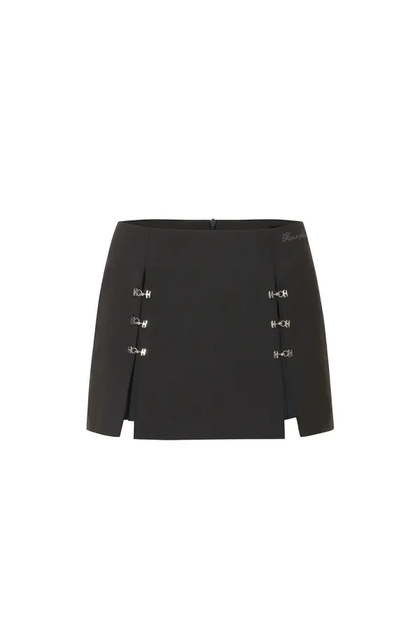 DAFFODIL HOOK SKIRT charcoal