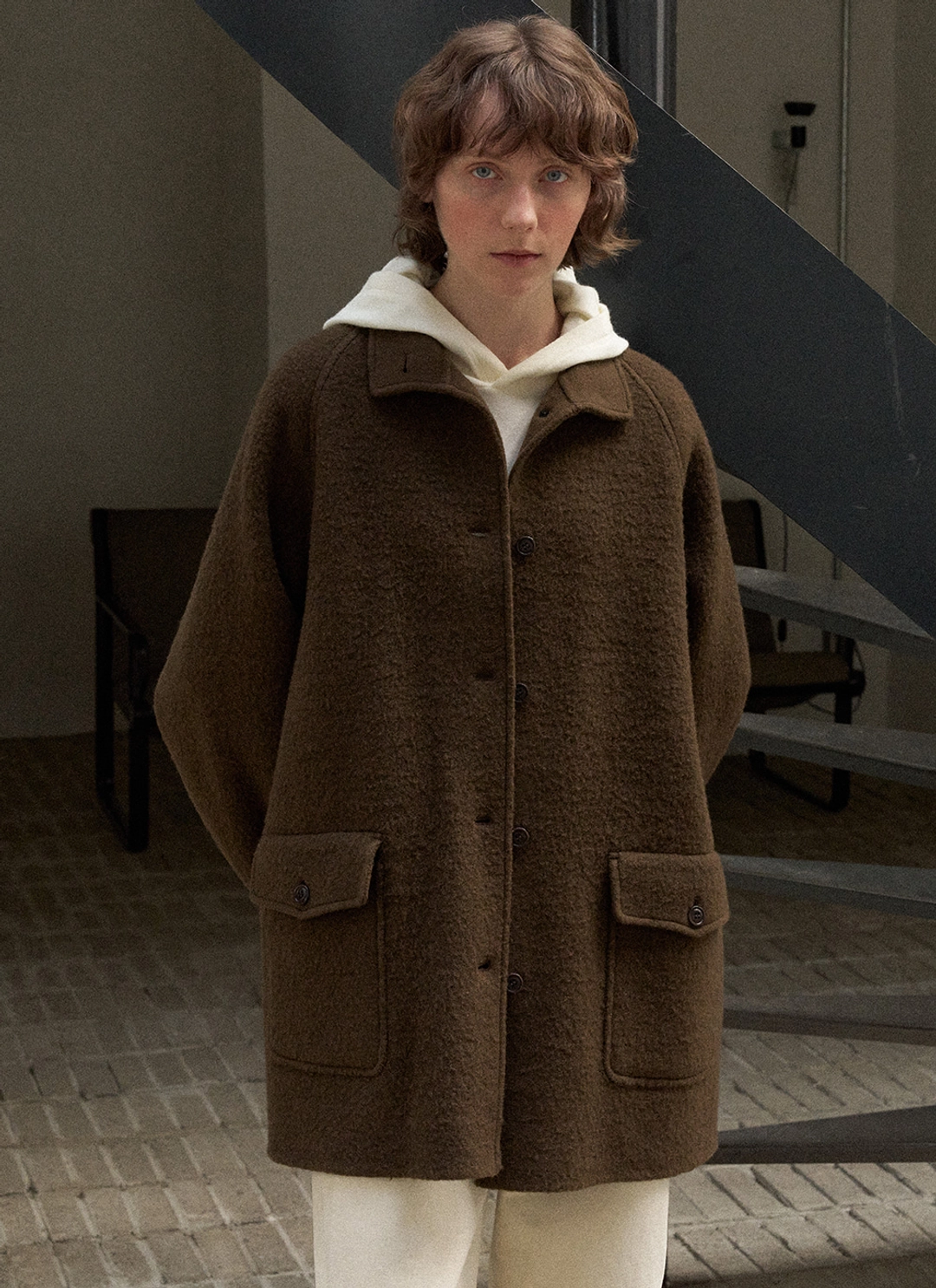 르닐 Mott Handmade Coat (Brown) 상품 이미지 2