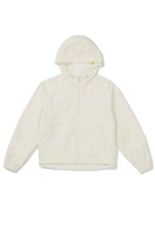 [26SS clove] Light Hooded Windbreaker (Ivory)
