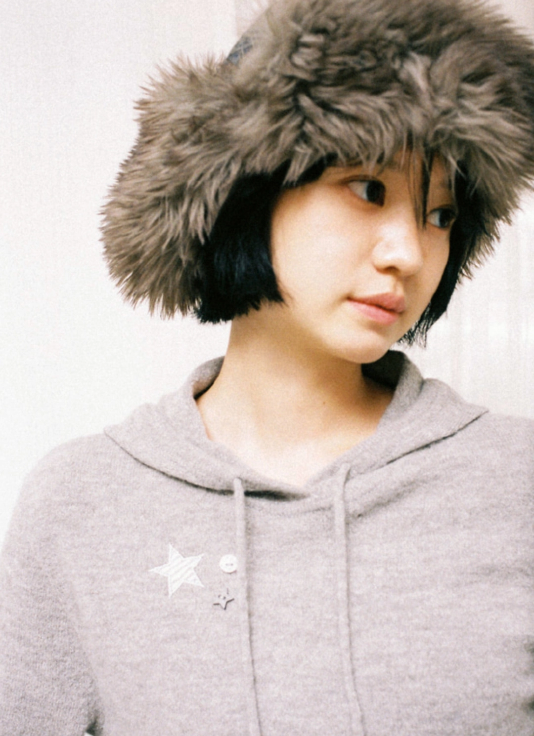 에이이에이이 LAYERED KNIT HOODIE [GREY] 상품 이미지 2