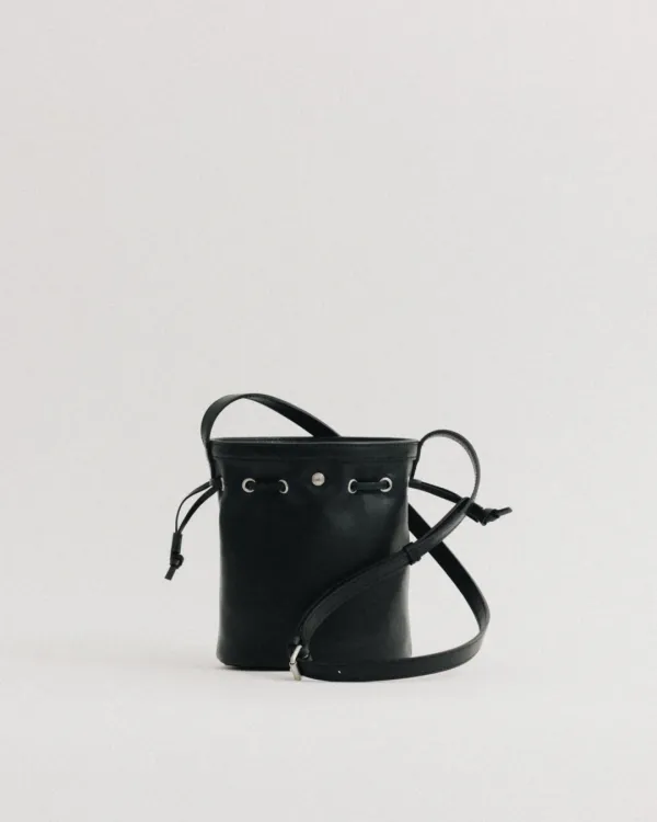 SAC COQUILLE BUCKET MINI SOFT BLACK