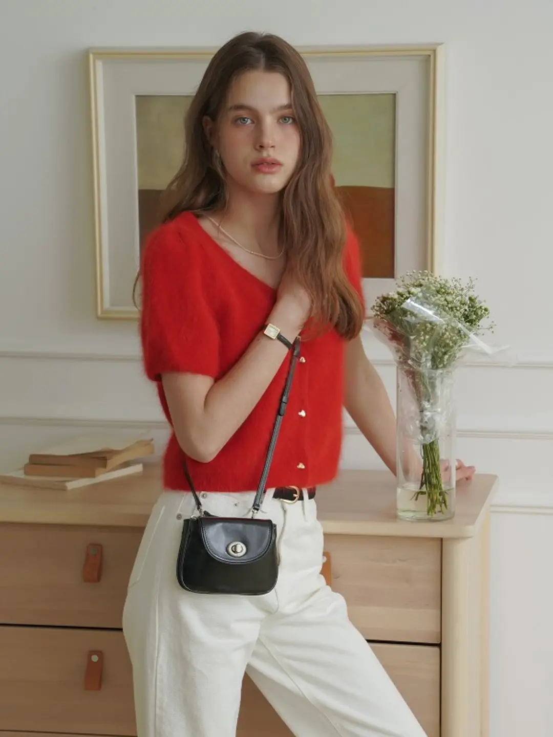 오브히 미뇽 미니 크로스백 Mignon Mini Cross Bag_Black 상품 이미지 2