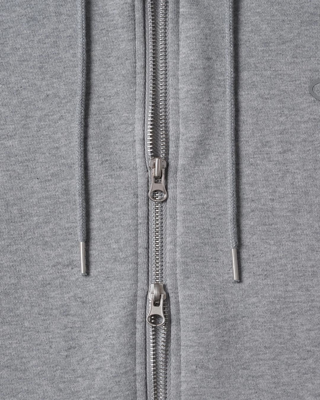 킴서울 TEW 2026 Oversized Zip-up Hoodie (melange grey) 상품 이미지 3