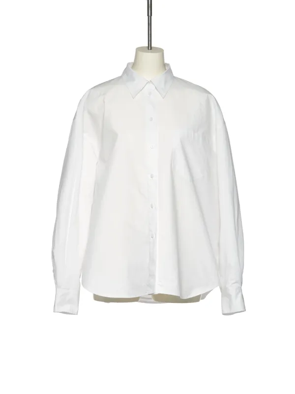 SS25 WHITE TUTU LINING SHIRT