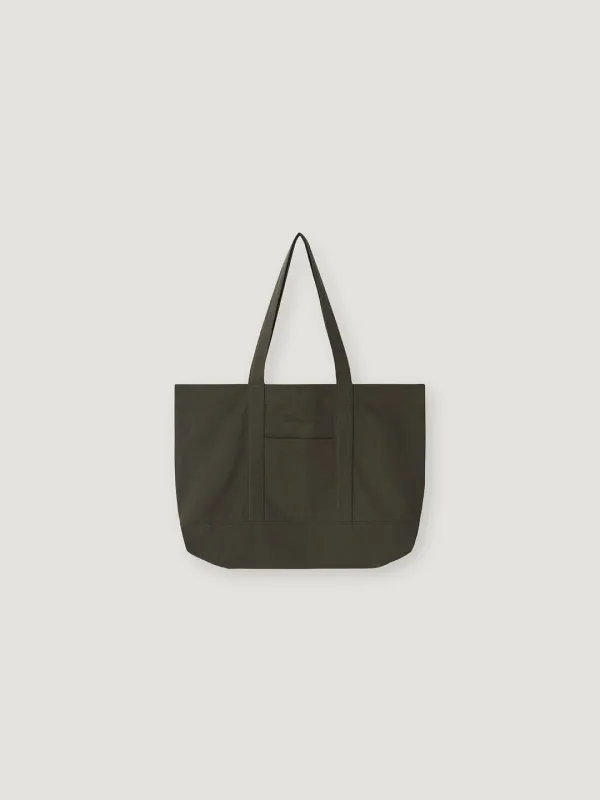Basic Canvas Bag_Khaki Brown