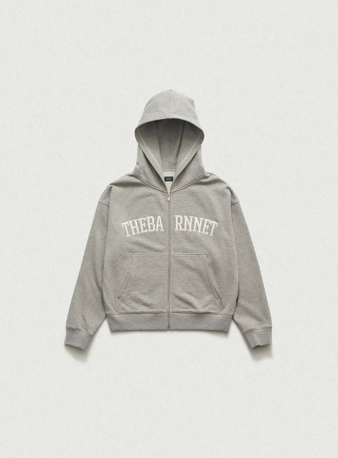 Grey Campie Sweat Zip-Up Hoodie Jacket