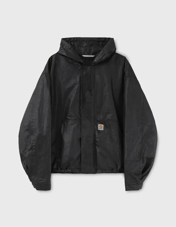 WASHED PN HOOD JACKET / Black