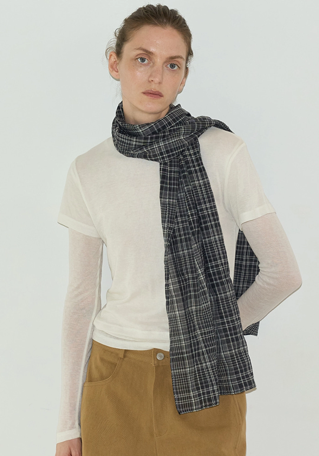 이브세이지 Wool half tee (Ivory) 상품 이미지 2