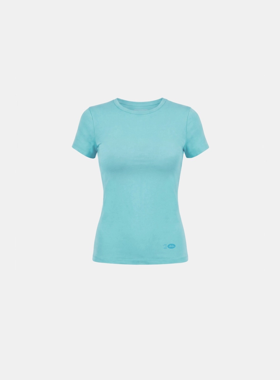 배드블러드 [w-tee26-193] Everyday Crew Neck Short Sleeve T-Shirt- Mint 상품 이미지 1