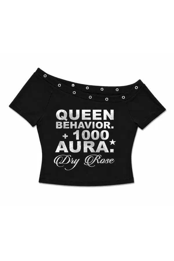 QUEEN AURA TOP (BK)