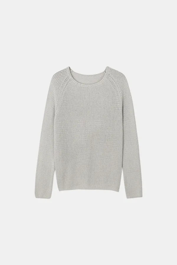 [3rd] ]Breeze Linen Knit in Blue Gray