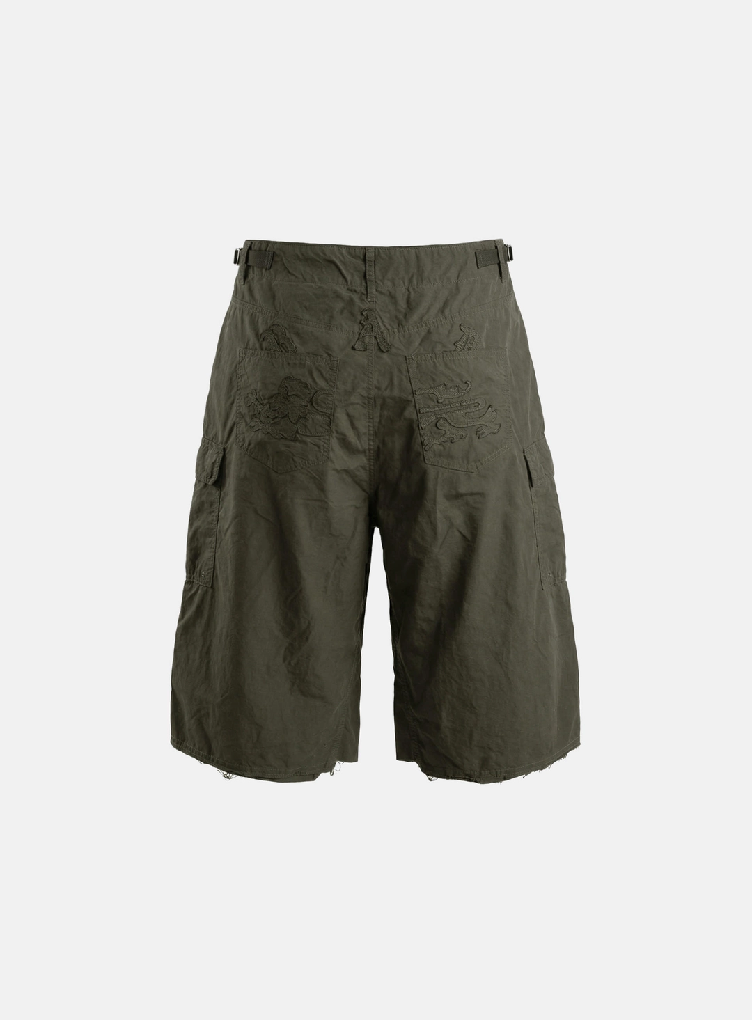 배드블러드 [w-srt26-016] Arc Bermuda Pants - Khaki 상품 이미지 2