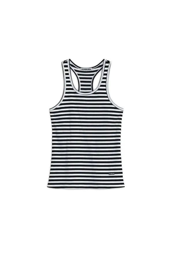 EASY BACK DETAIL SLEEVELESS TOP, WHITE