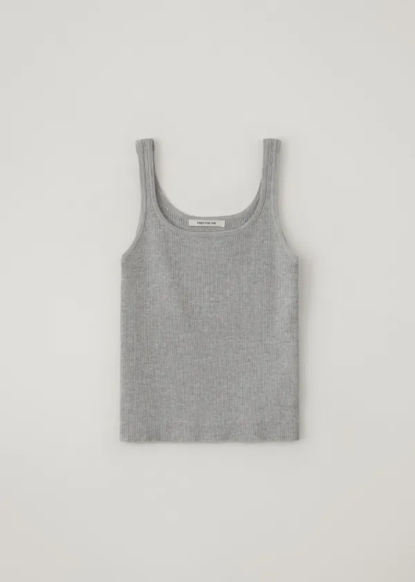 [2nd-reorder] Mer rib knit sleeveless (3colors)