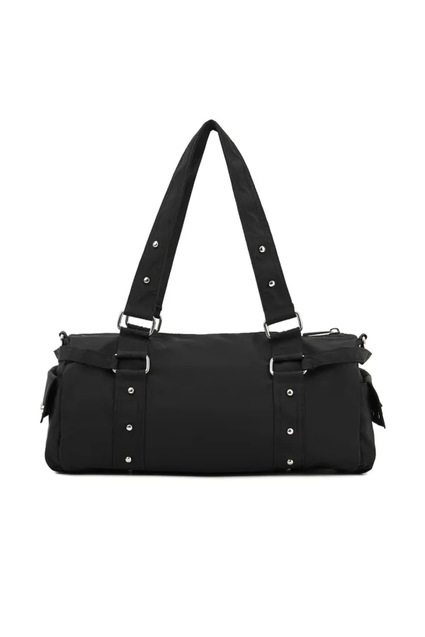 LOGO DUFFLE MINI BAG IN BLACK