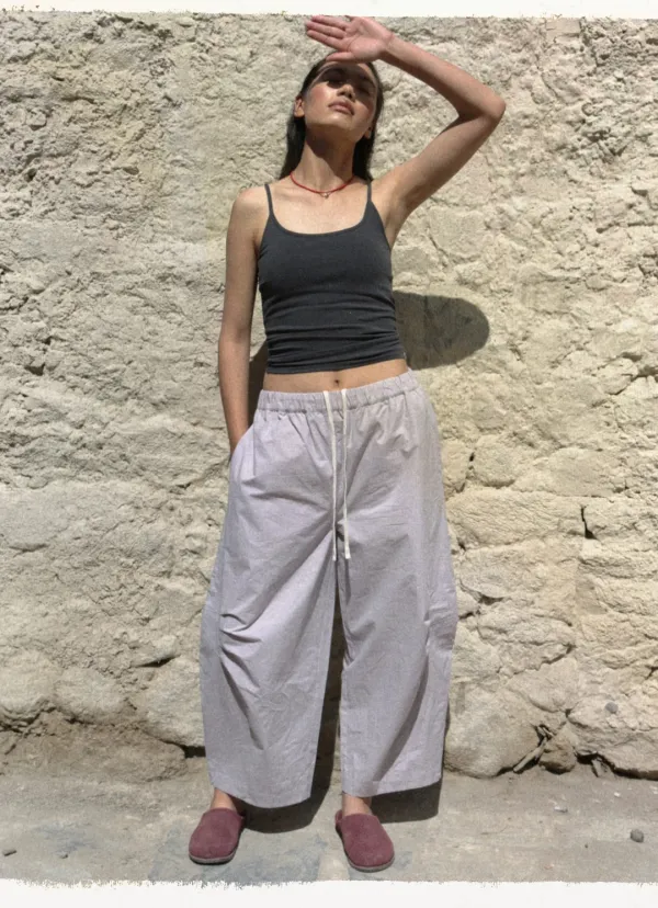 Kitty wide pants_Woodrose