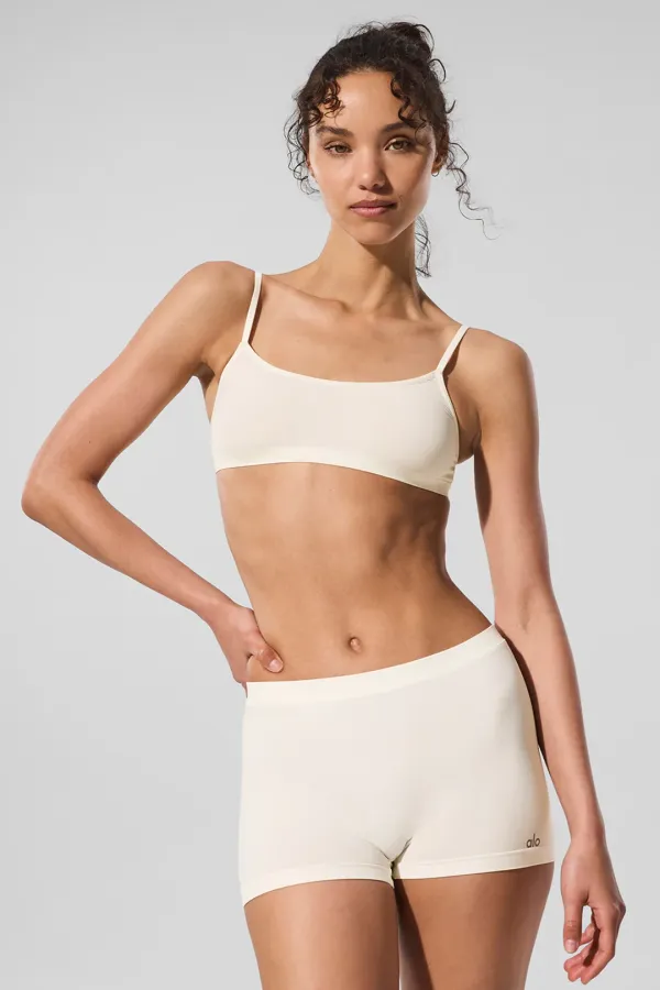 Sheer Glow Boyshort - Ivory