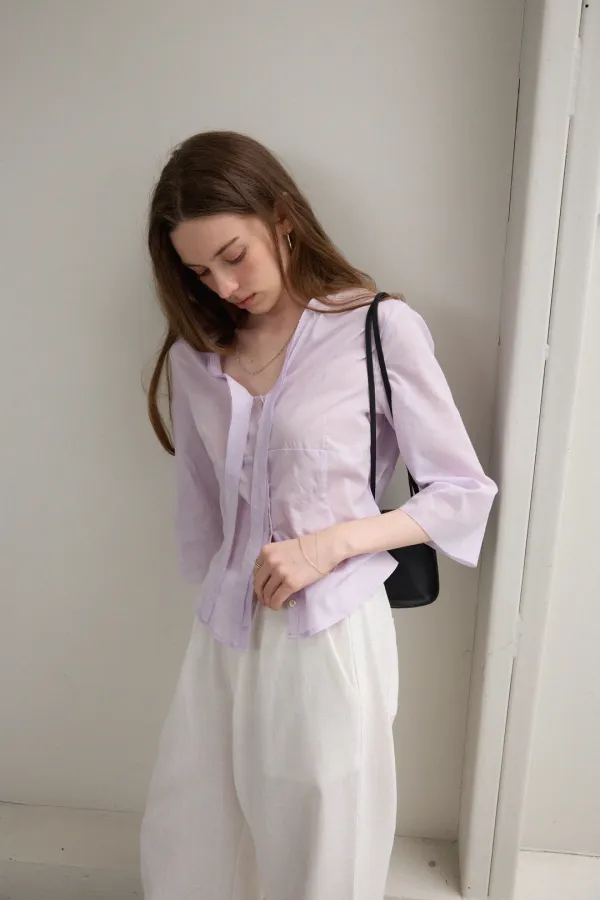 Barrett Blouse (lavender)