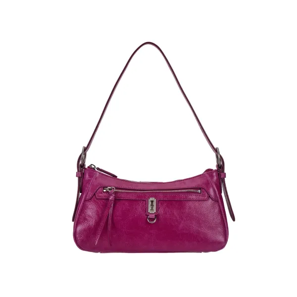 Toque Cabin Crew Vintage Leather Shoulder S (토크 캐빈 크루 빈티지 레더 숄더 스몰) Fuchsia Pink