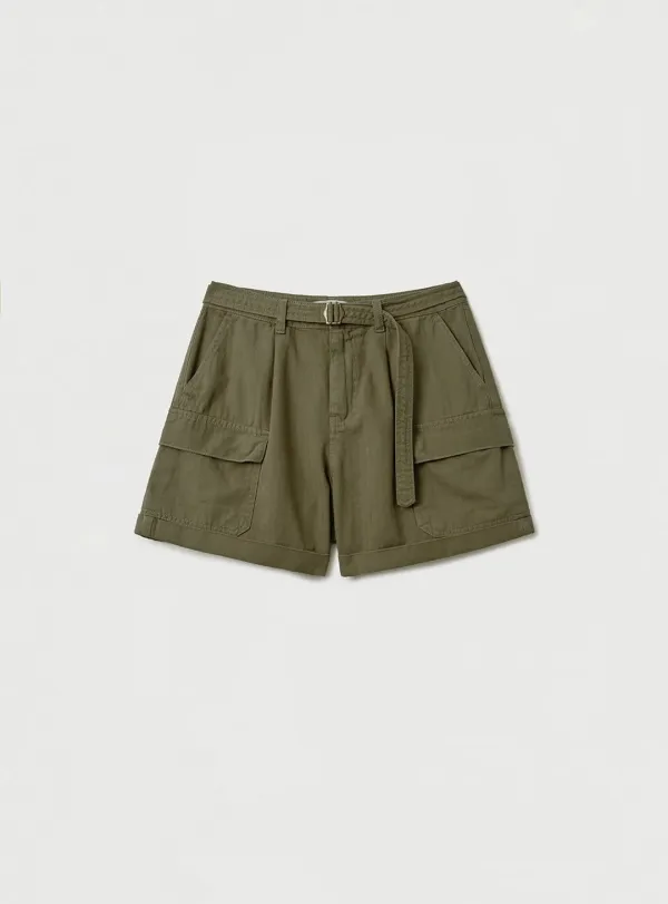 BELTED CARGO SHORTS