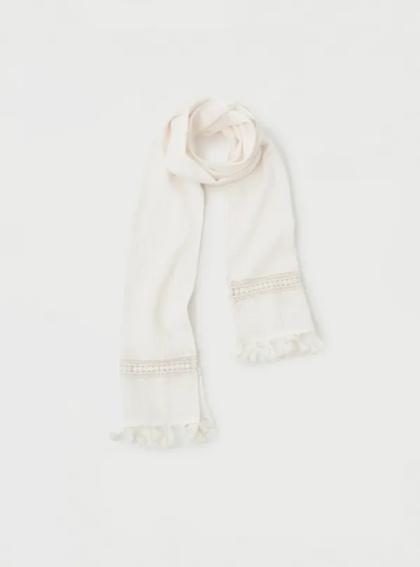 [4TH] BARE SCARF - IVORY