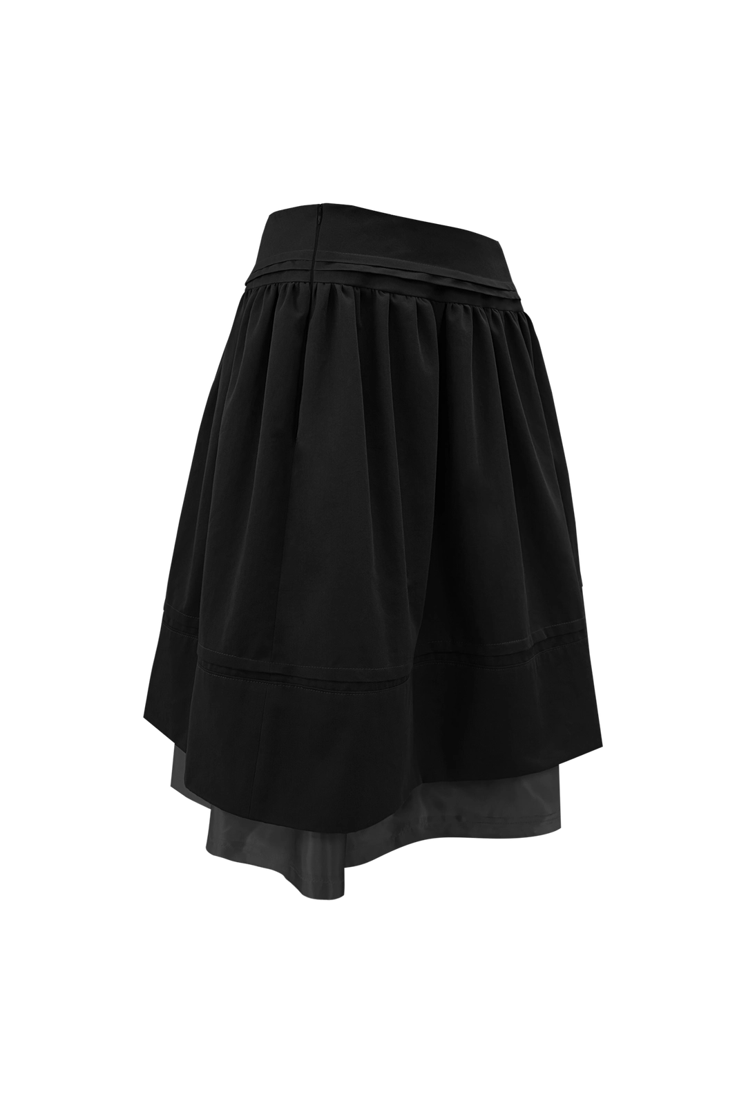 체메씨 SHY LAYER SKIRT (BLACK) 상품 이미지 2