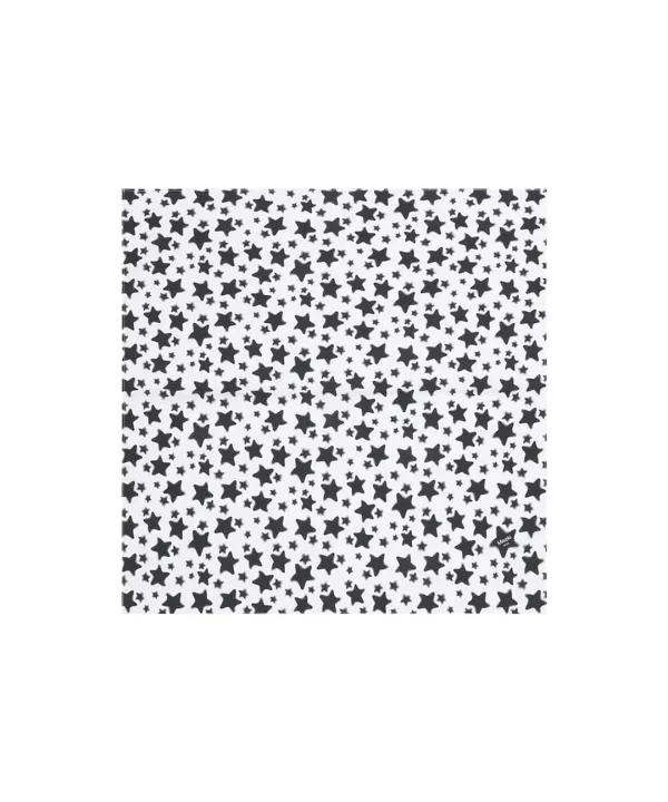 Midnight stars scarf WHITE