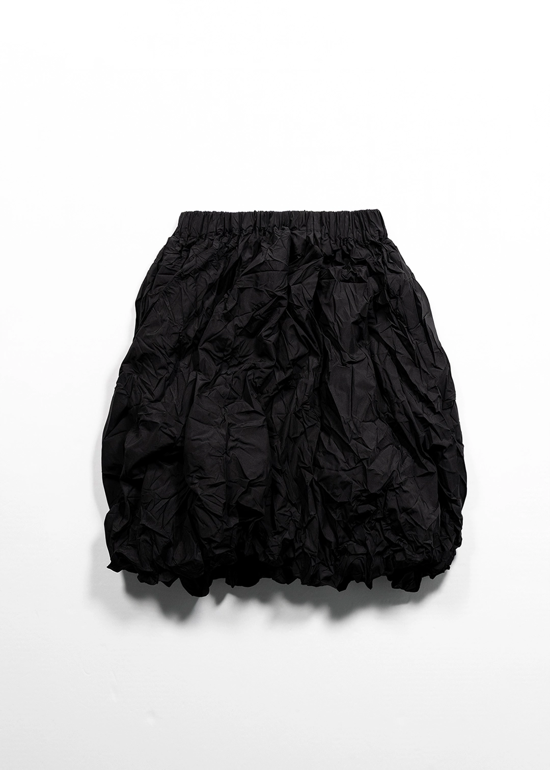 생긴 CRINKLE BALLOON MIDI SKIRT - BLACK 상품 이미지 1
