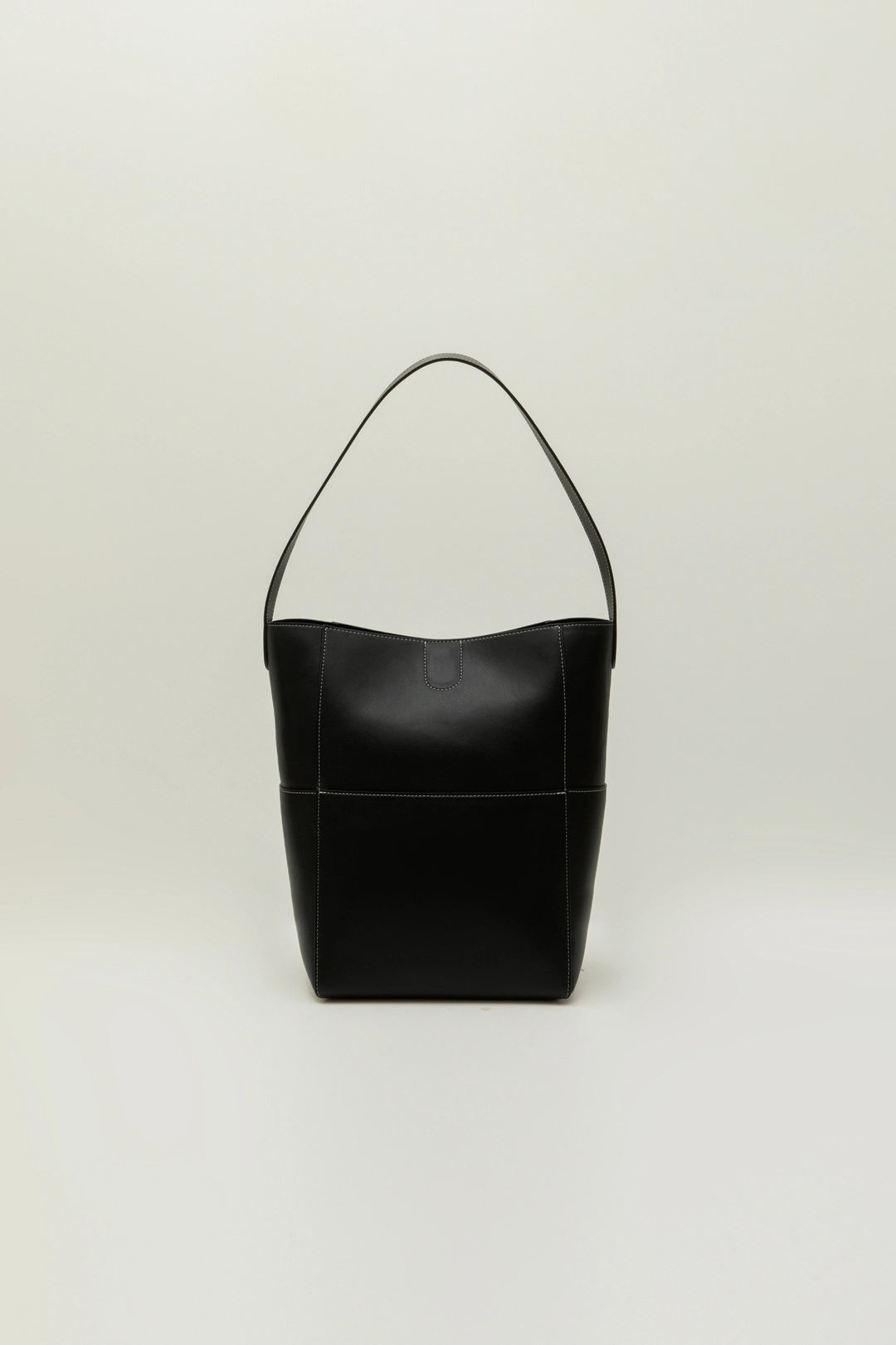 세이지먼트 [당일출고] STITCH LEATHER BUCKET BAG_BLACK 상품 이미지 3