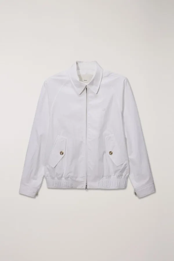 UNISEX SUMMER HARRINGTON JACKET OFF WHITE